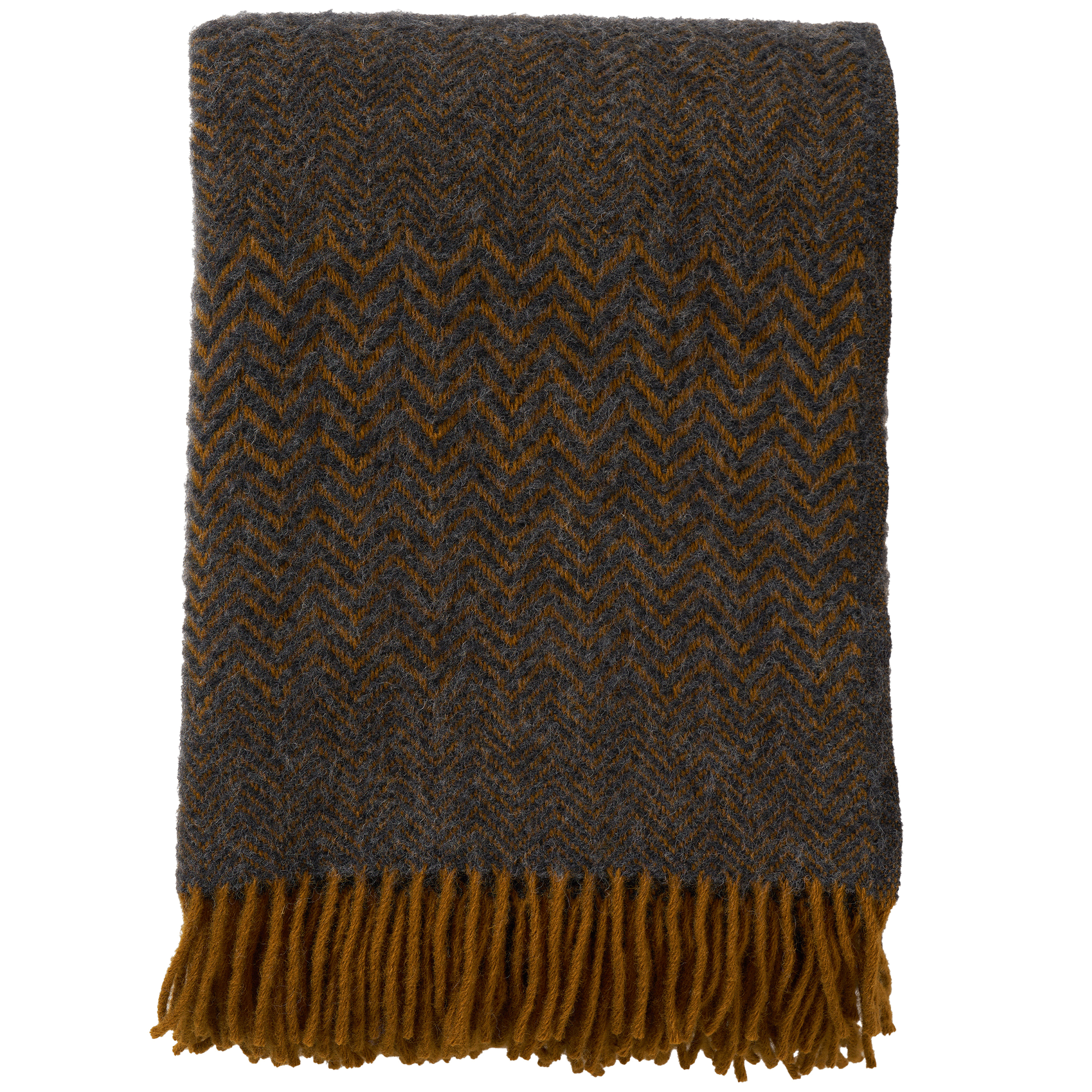 Zigzag Lava 130x200cm Eco Lambswool Throw