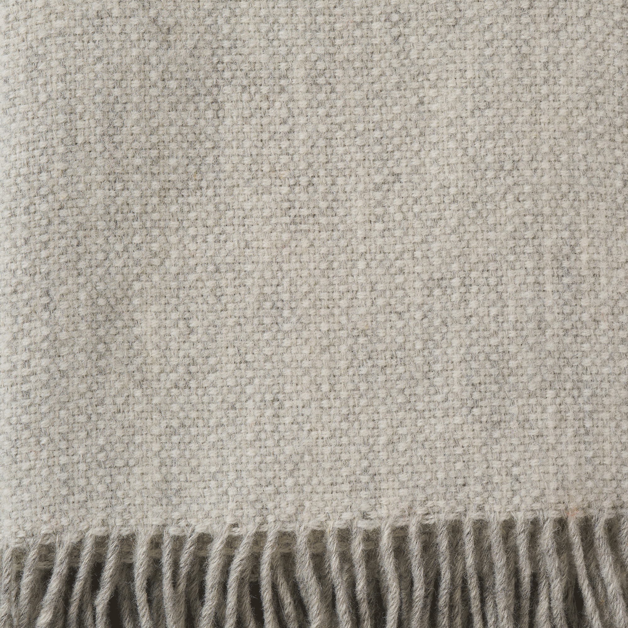 Vide Cream 130x200cm Brushed Swedish Lambswool Throw