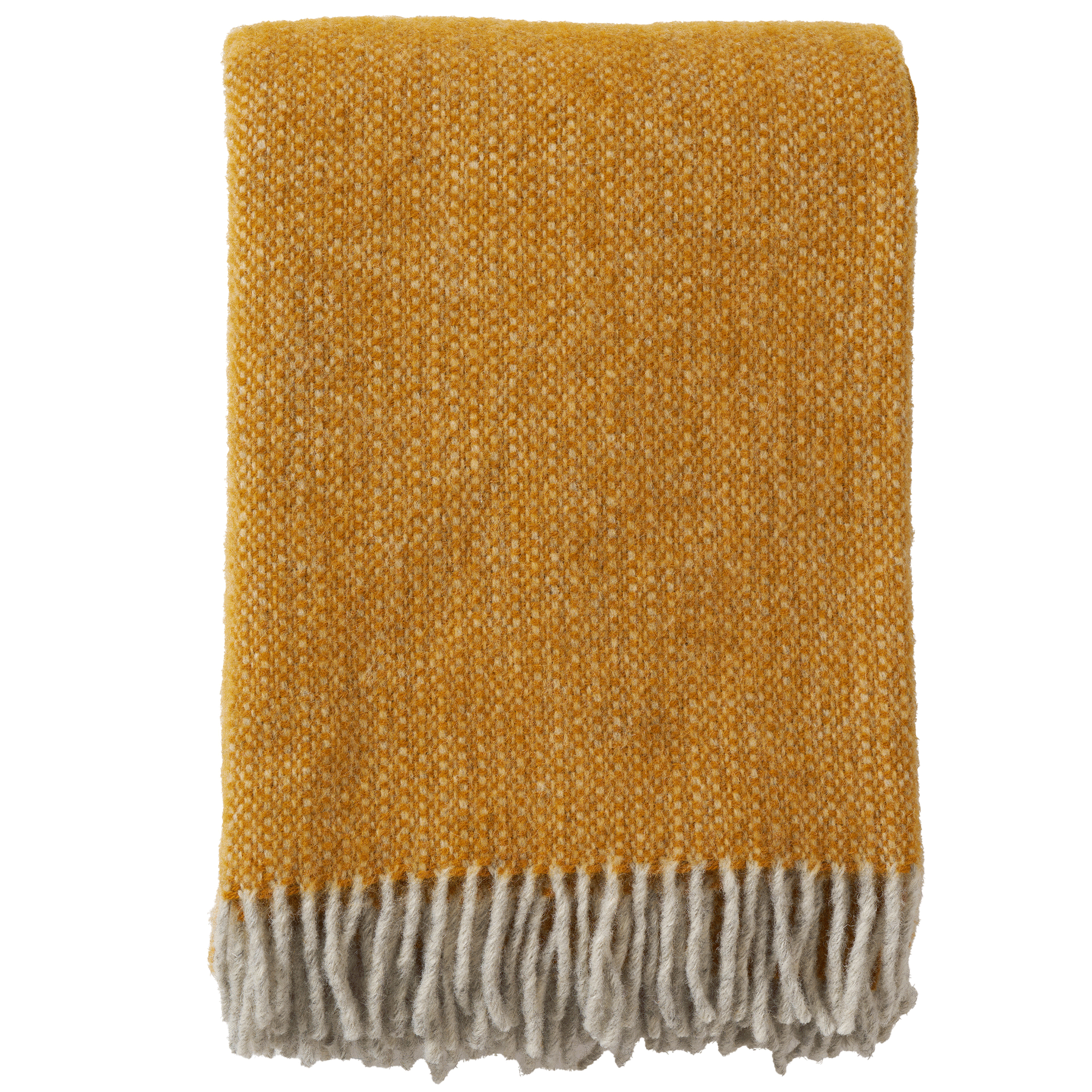 Vide Golden 130x200cm Brushed Swedish Lambswool Throw