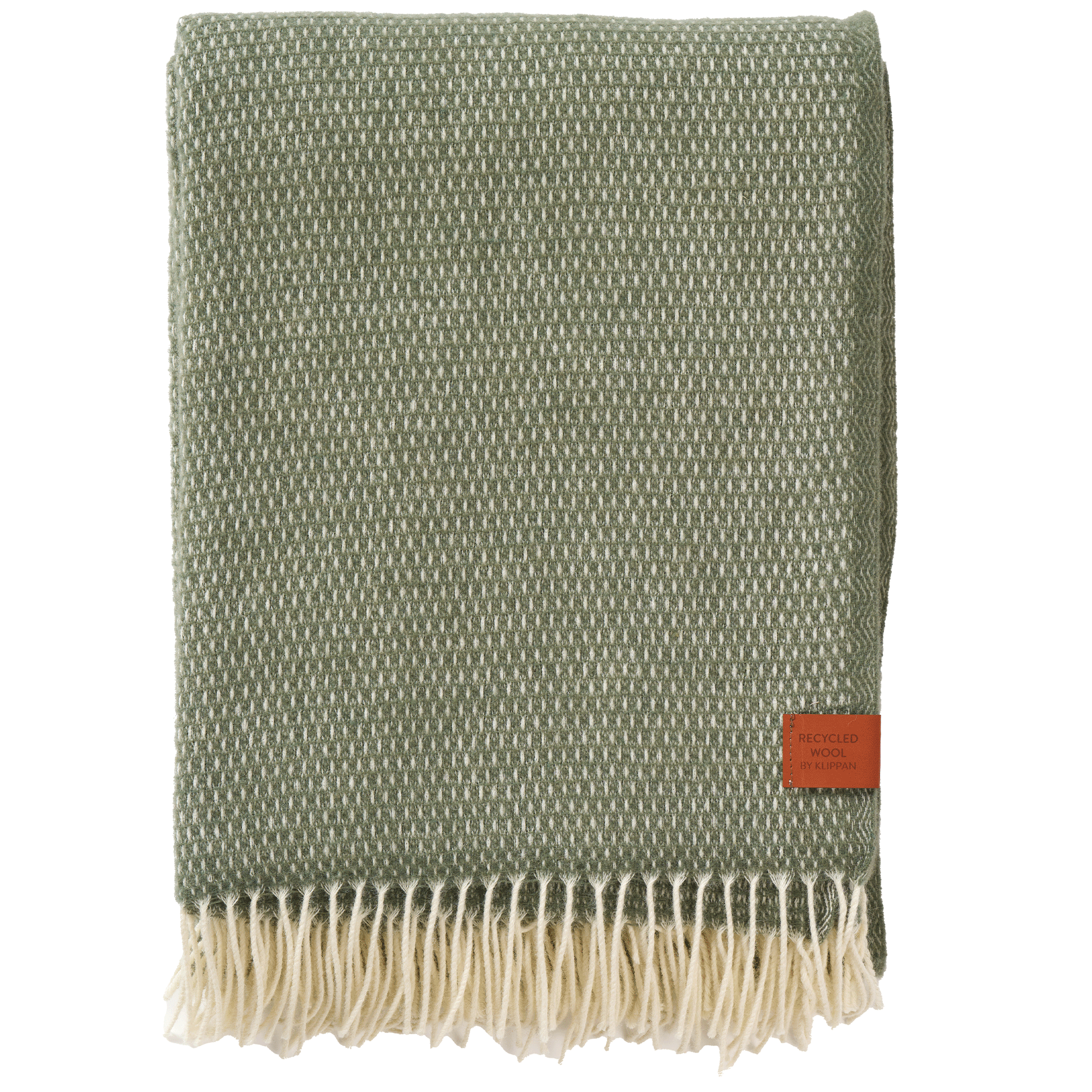 Hugo Dusty Green 130x200cm Recycled Merino & New Merino Wool Throw