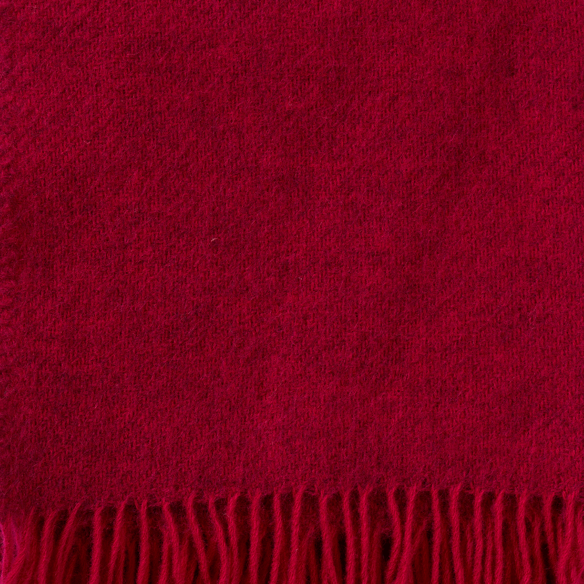 Gotland Cerise 130x200cm Brushed Wool Throw