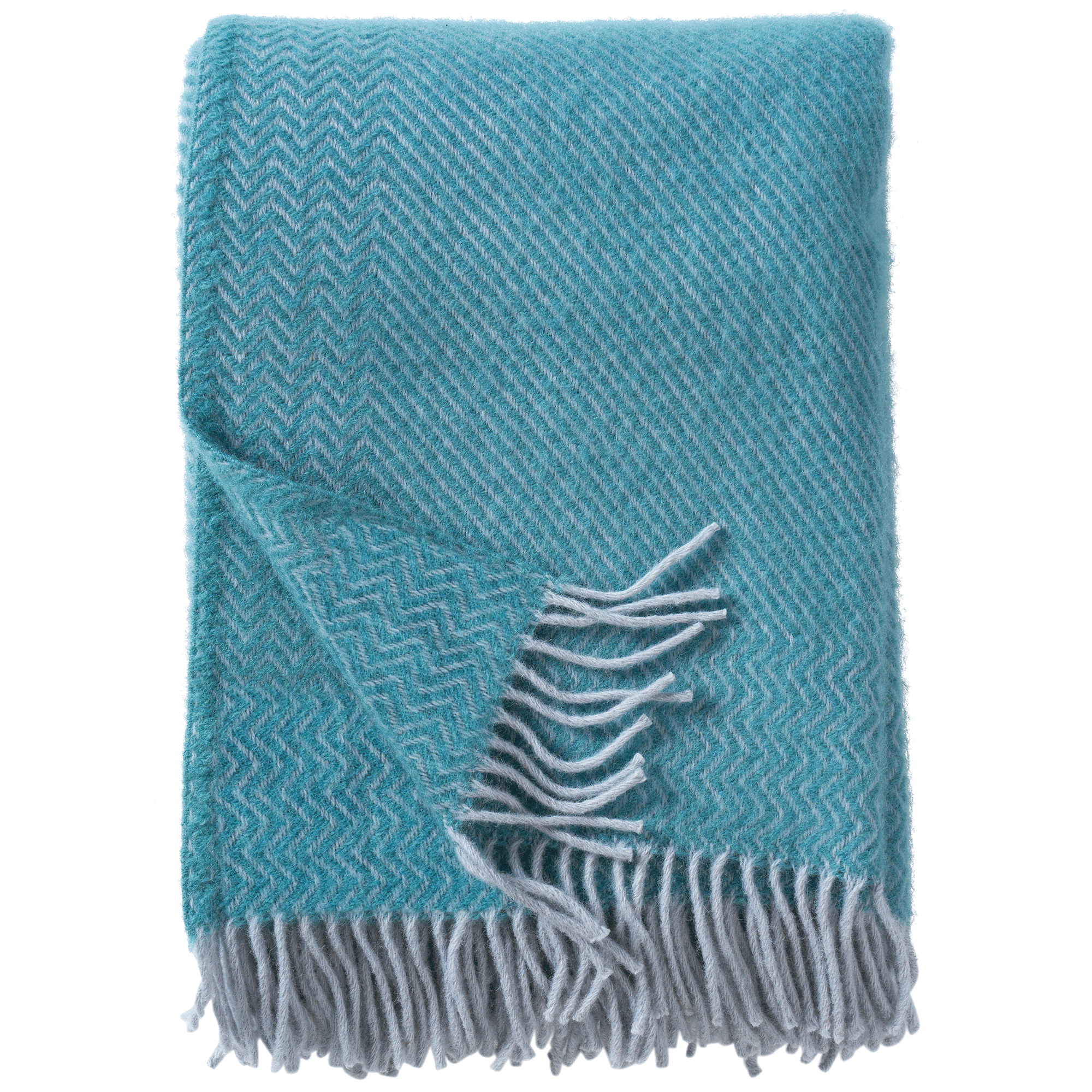 Bazaar Sapphire/Blue 130x200cm Eco Lambswool Throw