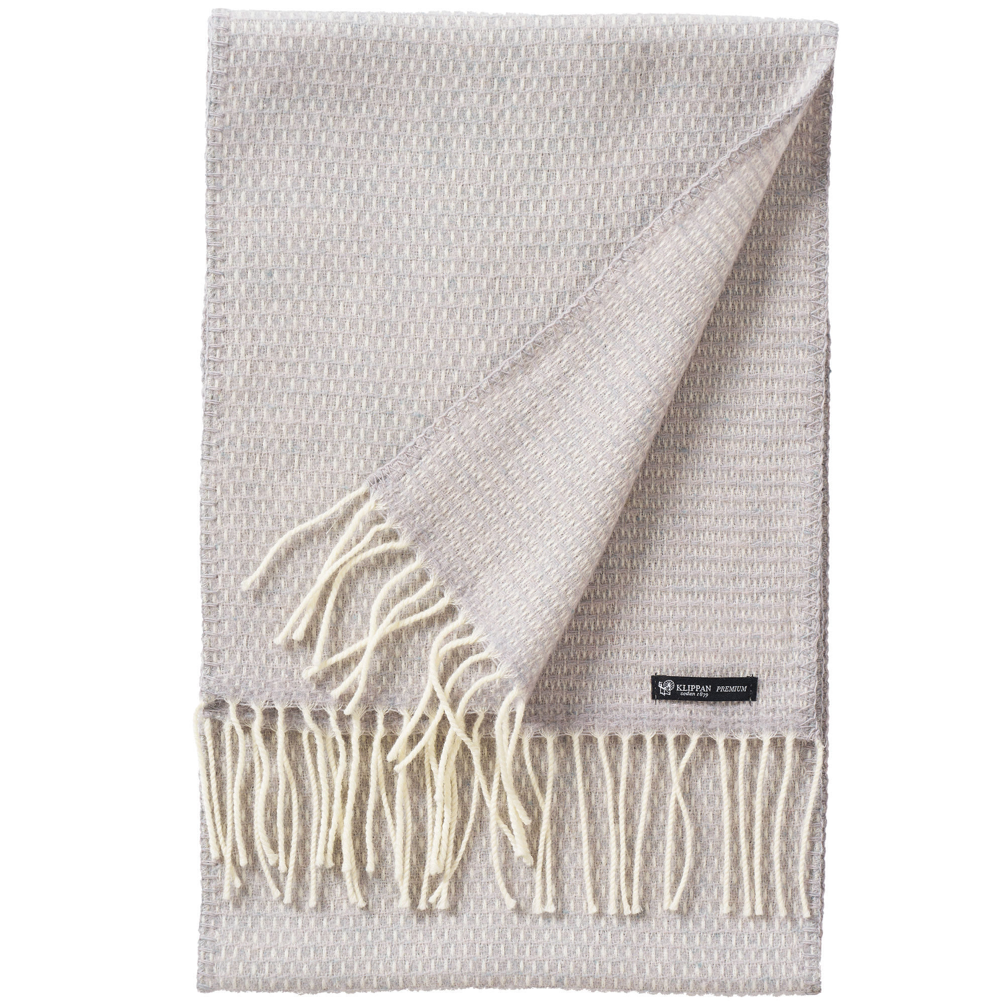 Hugo Lavendar Grey Recycled & New Merino Scarf