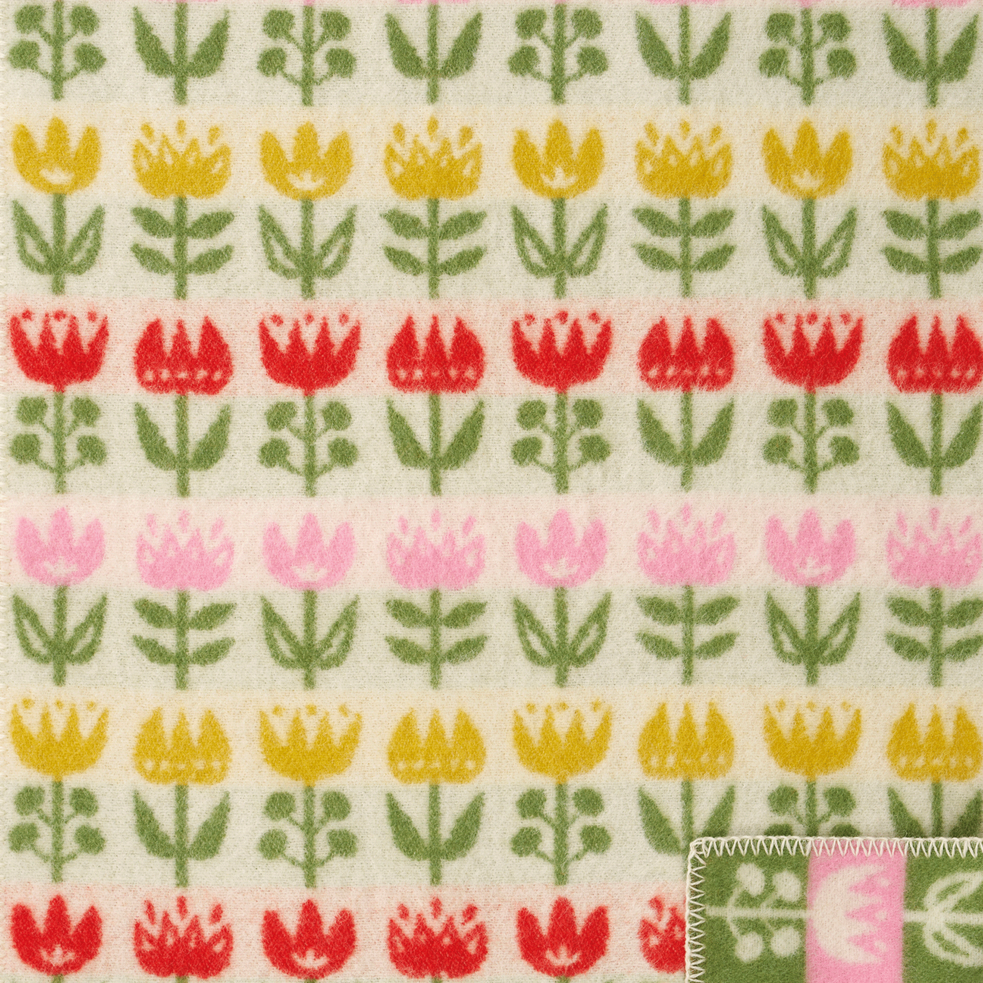 Tulip Baby Multi 65x90cm Eco Woven Lambswool Blanket