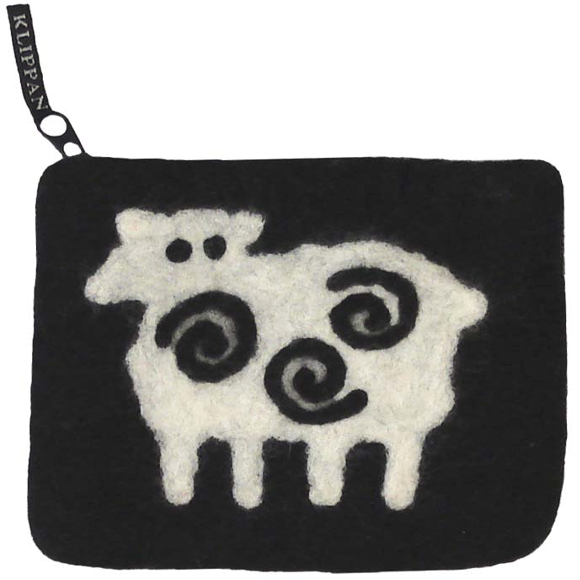 Felt Purse Black Sheep