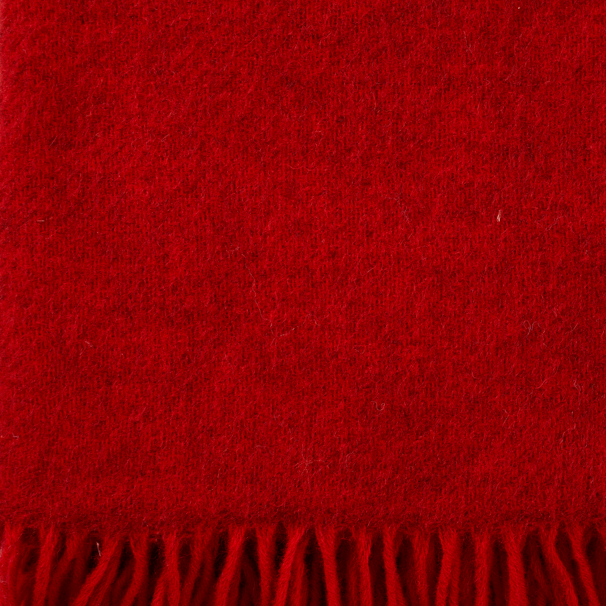 Gotland Red 130x200cm Brushed Wool Throw