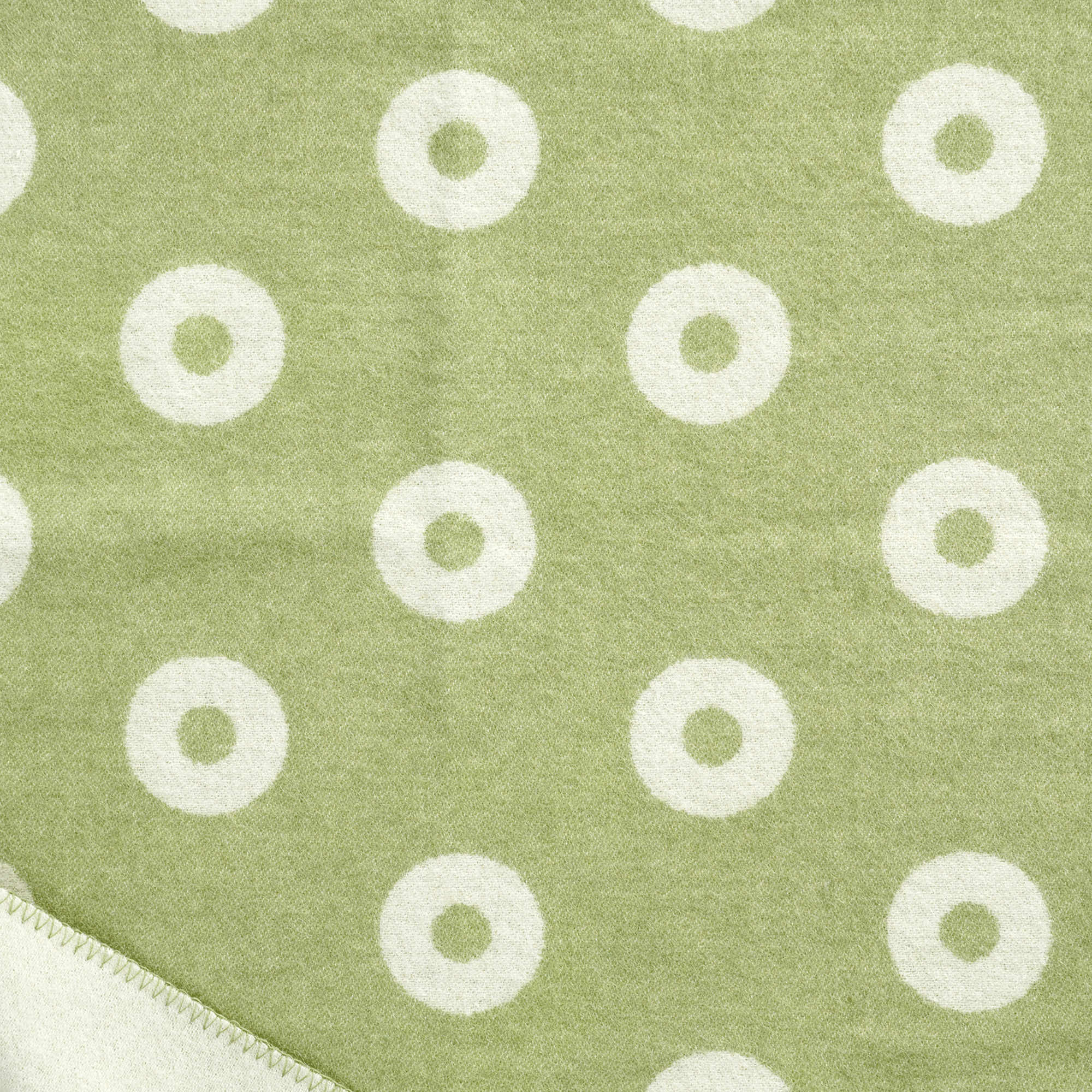 Rings Baby Green 65x90cm Merino & Lambswool Blanket