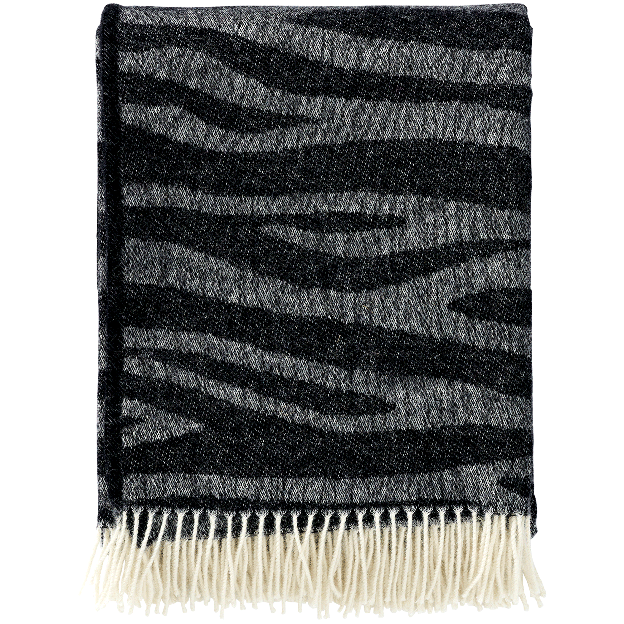 Savannah Black 130x180cm Merino & Lambs Wool Throw