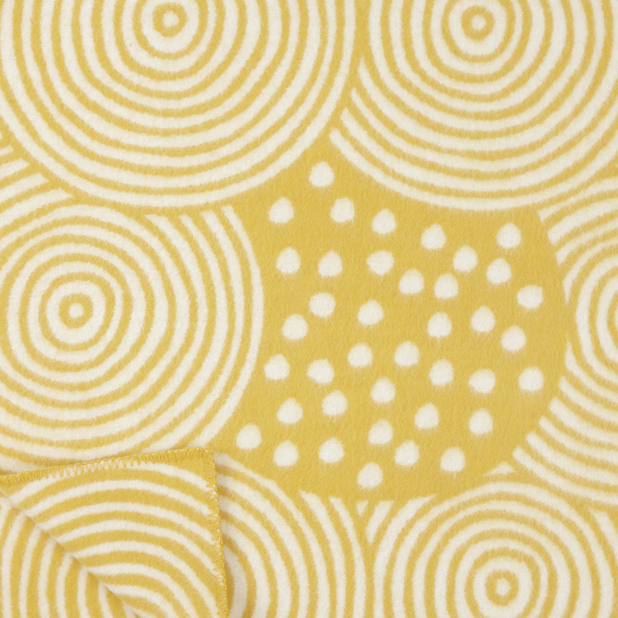 Vinyl Yellow 90x130cm Cotton Chenille Blanket