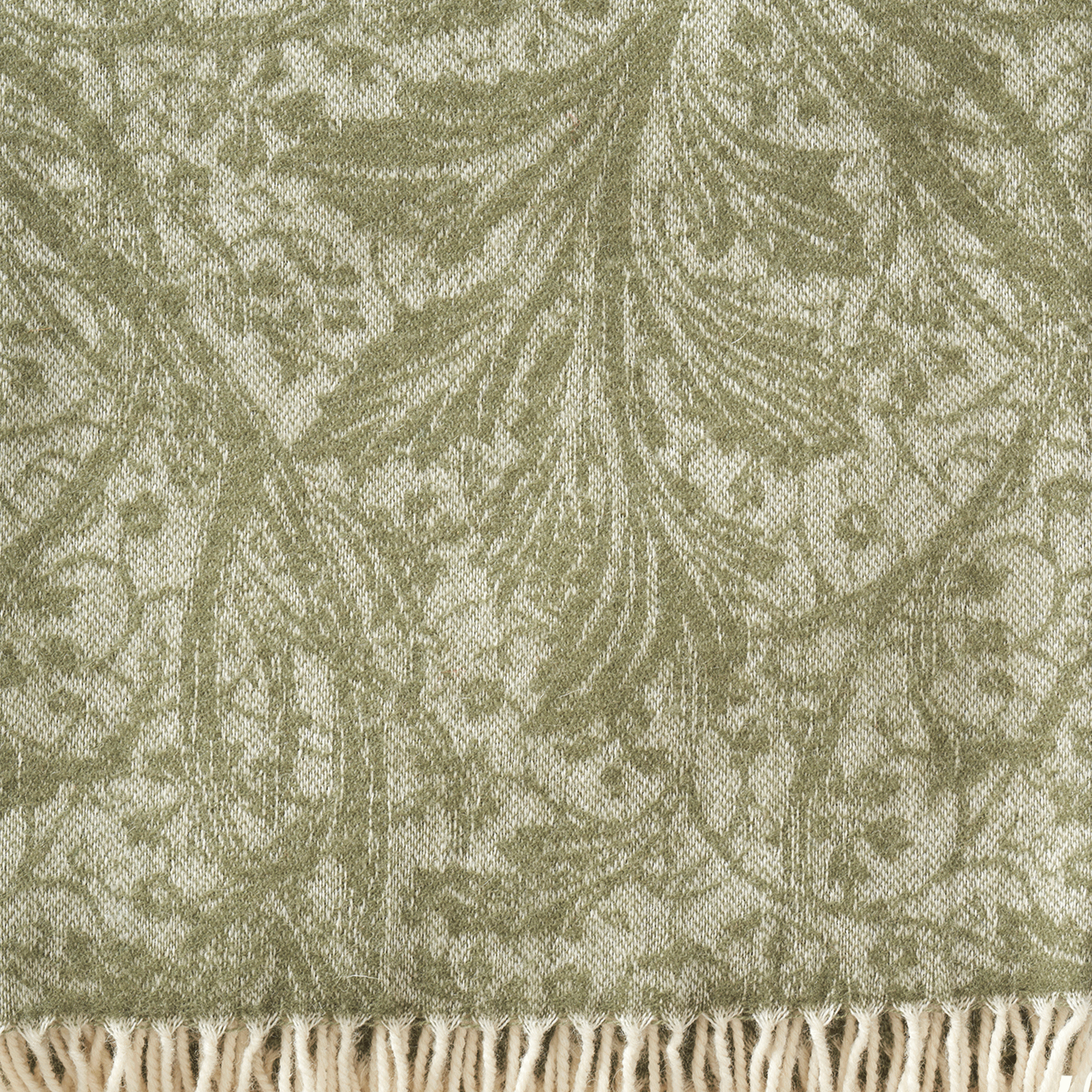 Arcadia Olive 130x180cm Cashmere & Merino Throw