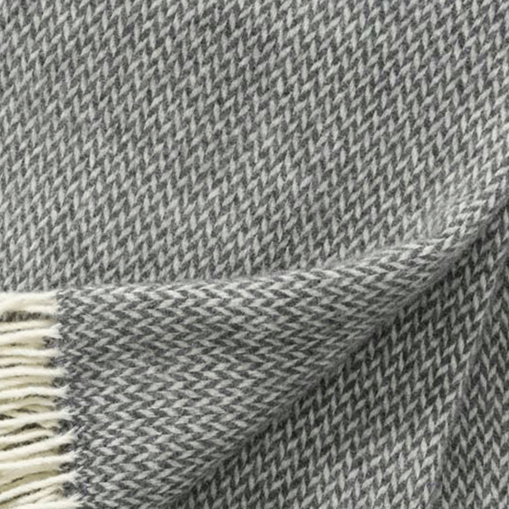 Pulse Grey 130x200cm Merino & Lambs wool Throw