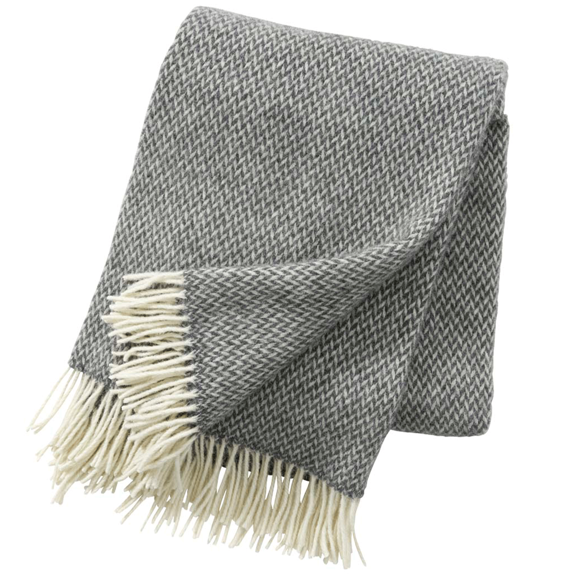 Pulse Grey 130x200cm Merino & Lambs wool Throw