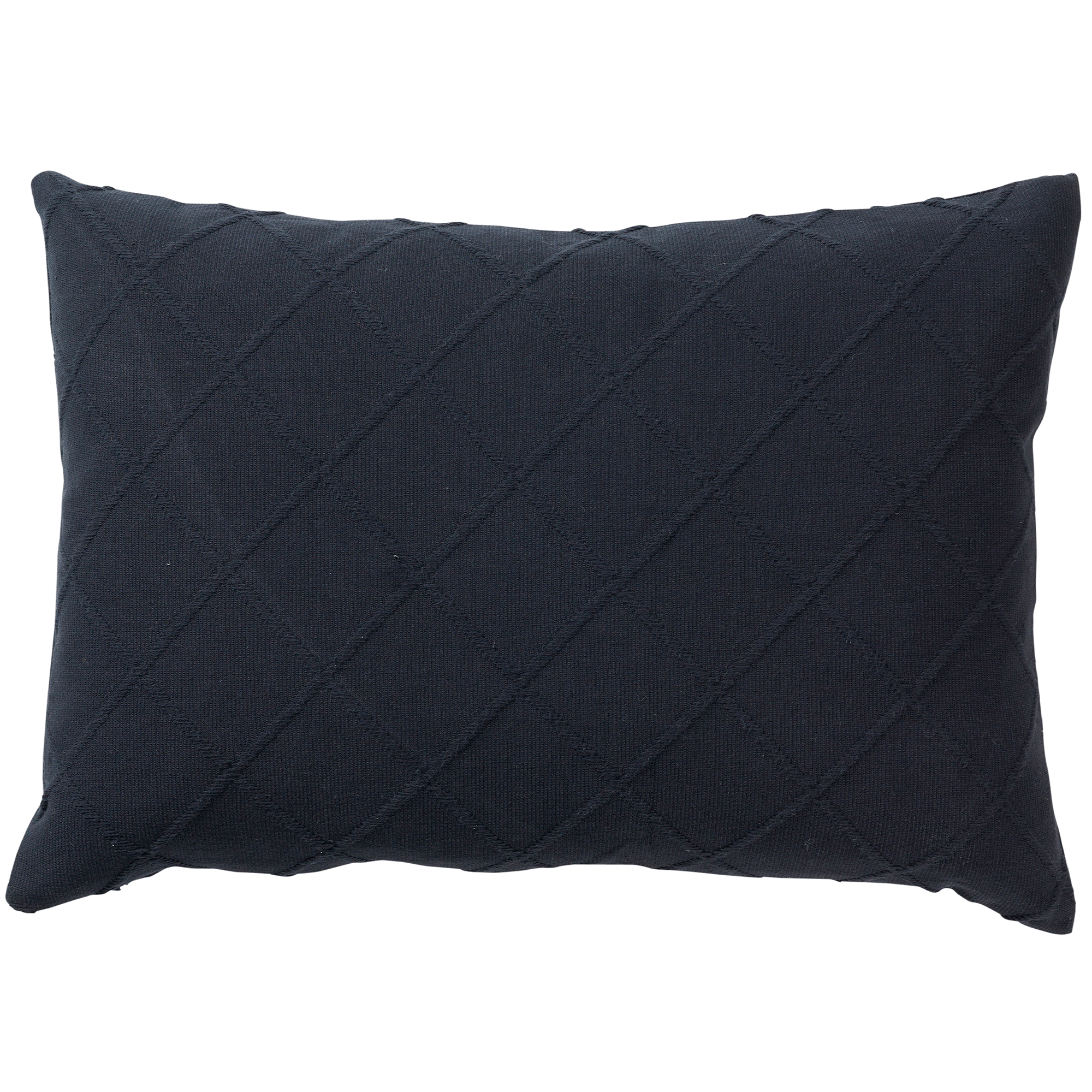 Criss Black  40x60cm Cotton Cushion Cover