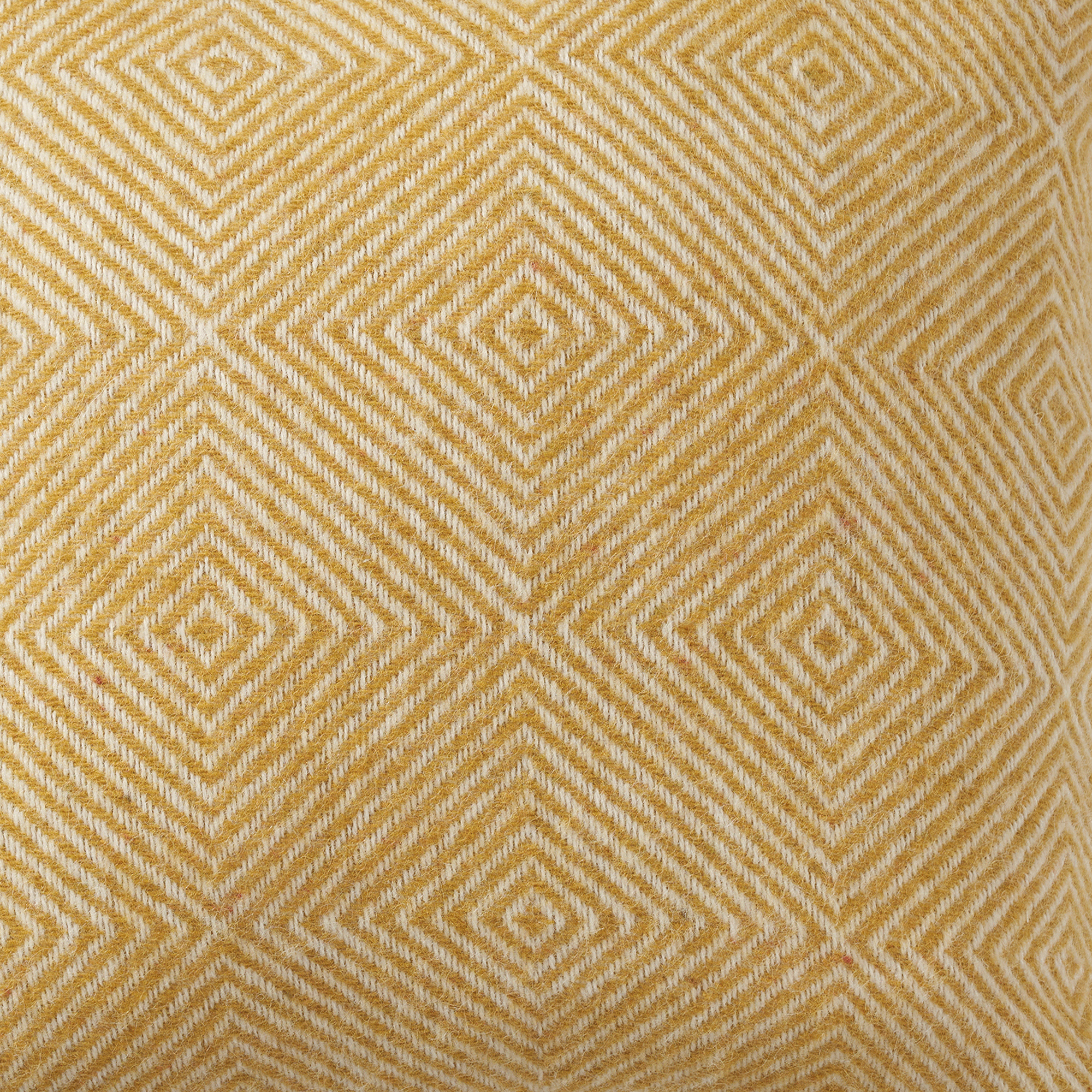 Gooseye Yellow 45x45cm Recycled Lambswool Cushion Cover