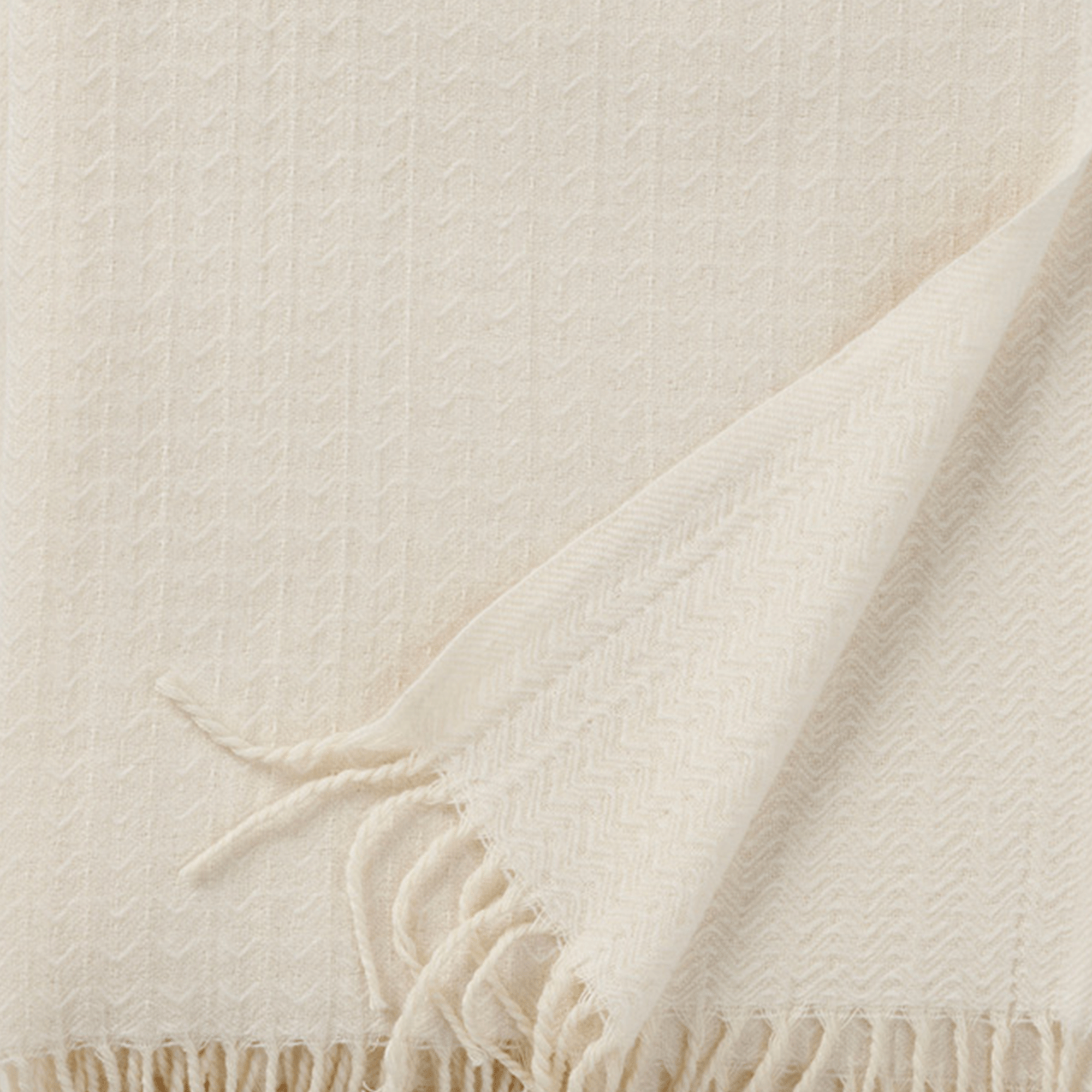 Himalaya  White 130x200cm Cashmere & Merino Throw