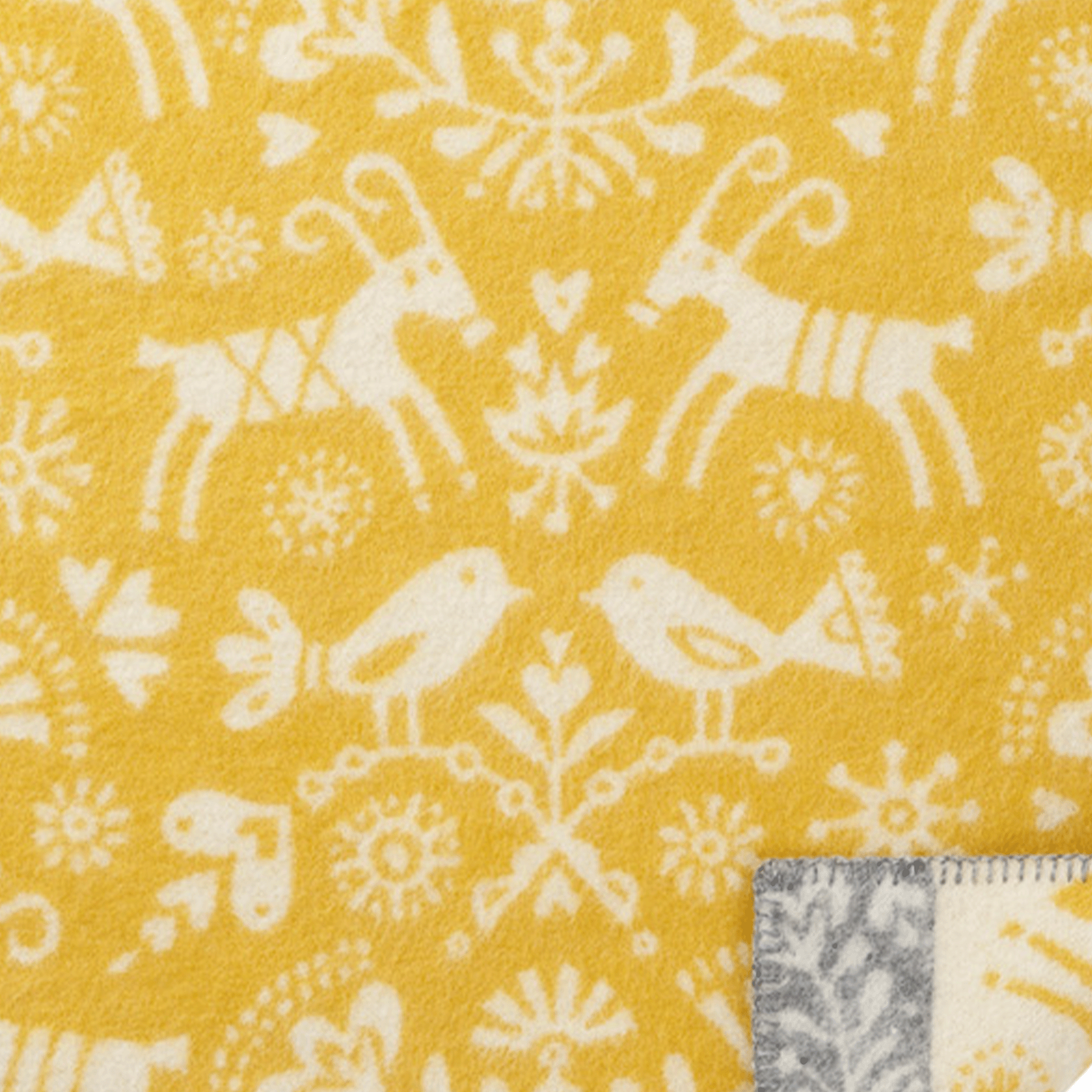 Joy Baby Yellow 65x90cm Eco Lambswool Blanket