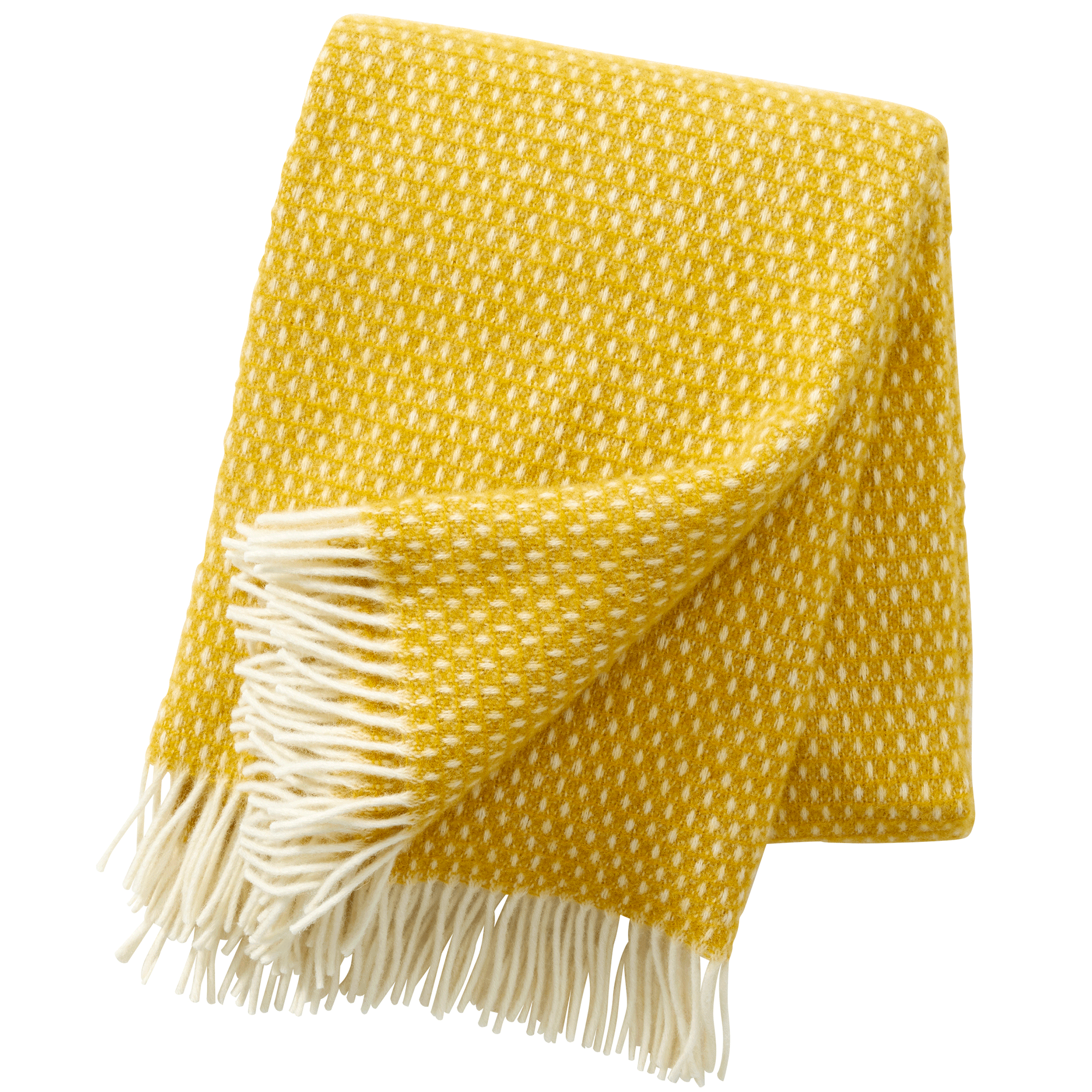 Knut Saffron 130x200cm Lambswool Throw