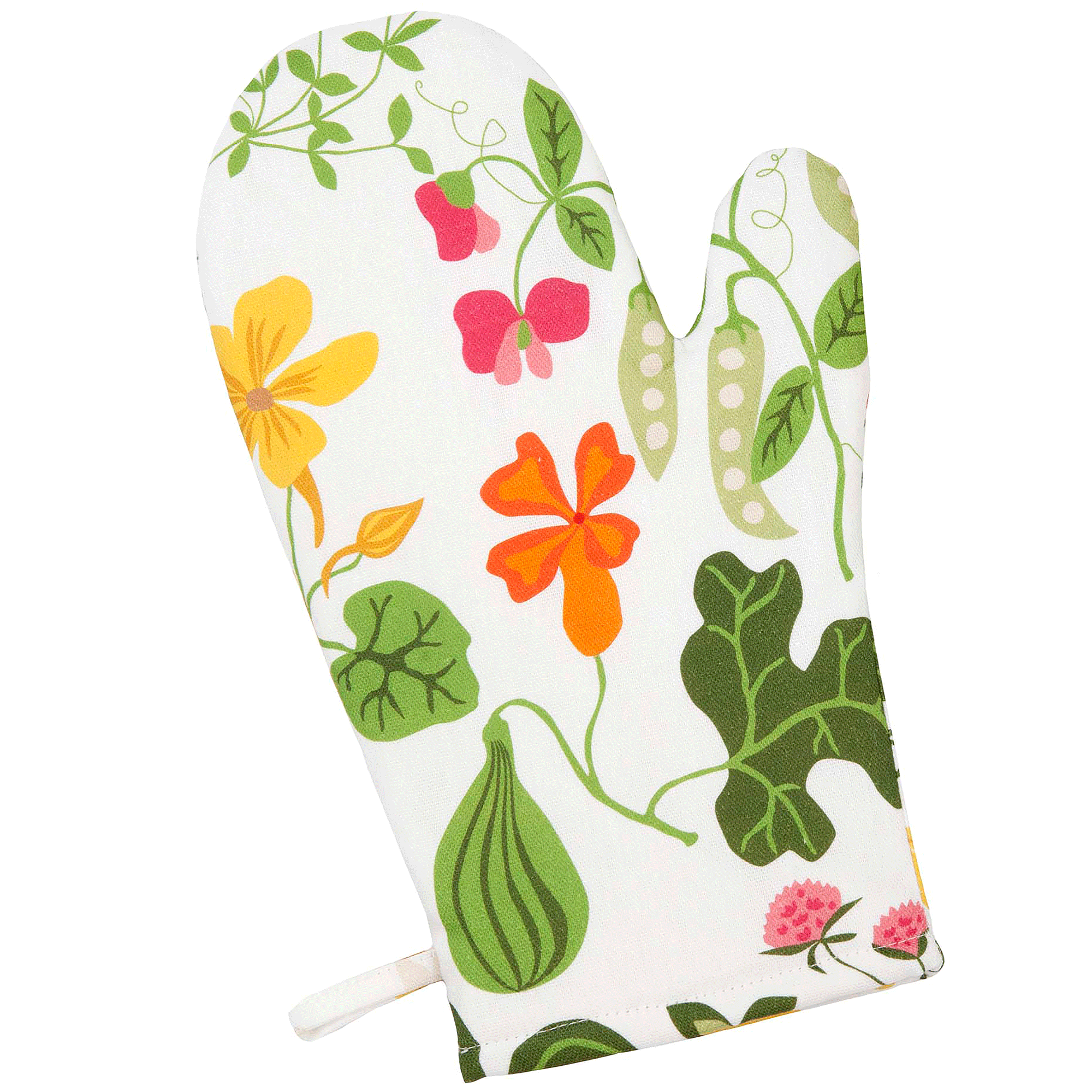 Leksand White Oven Glove