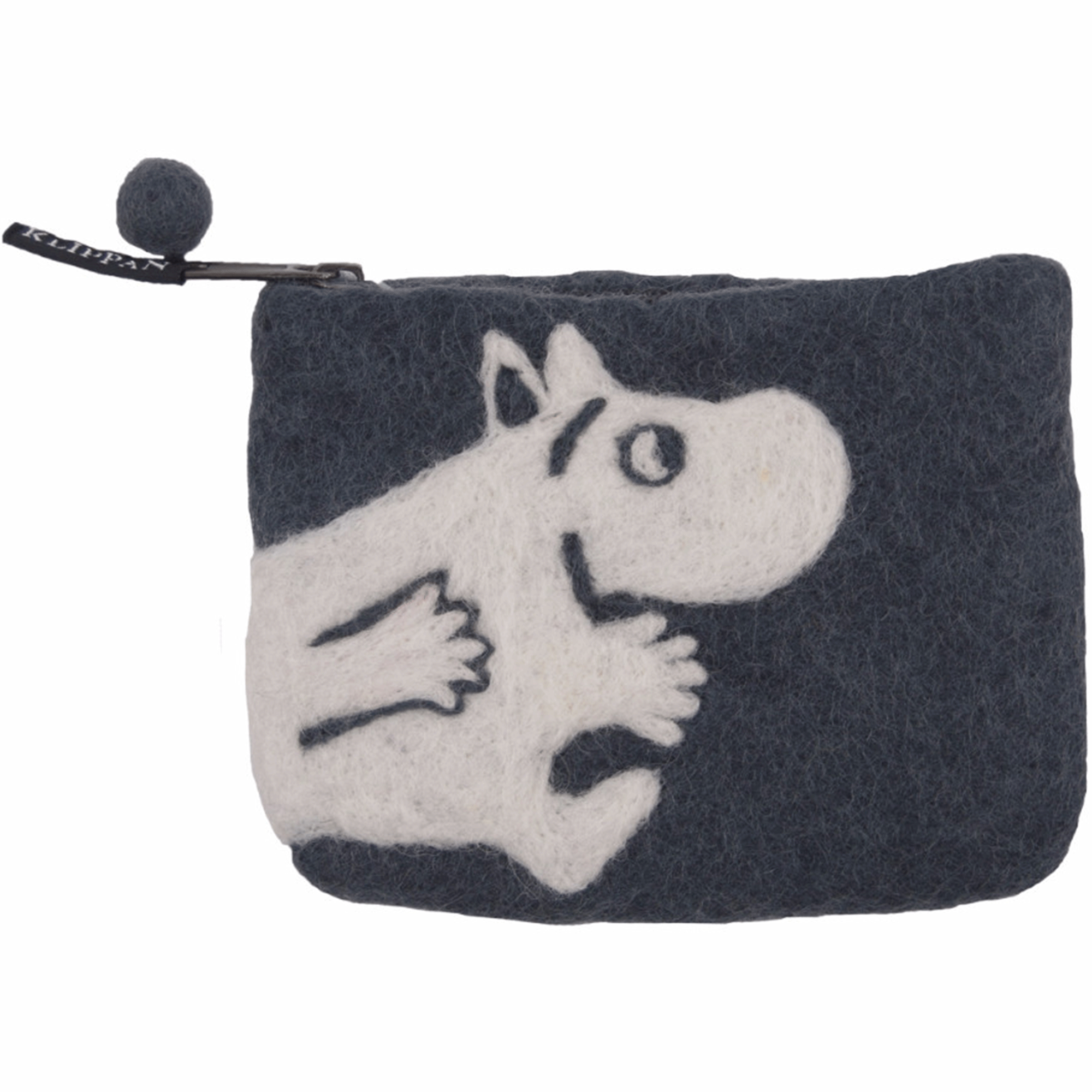 Felt Purse Moomin Grey