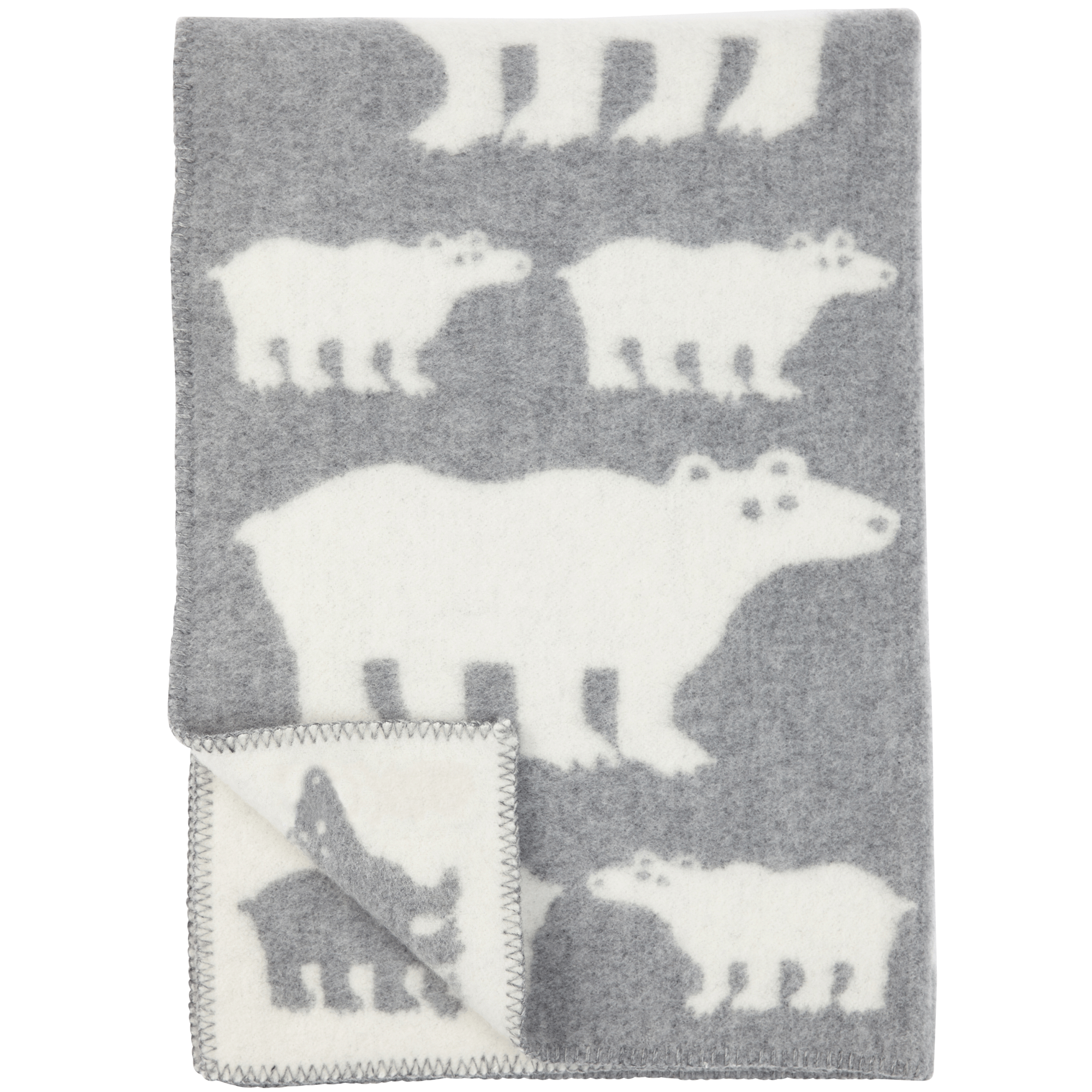 Polar Bear 90x130cm Eco Lambswool Blanket