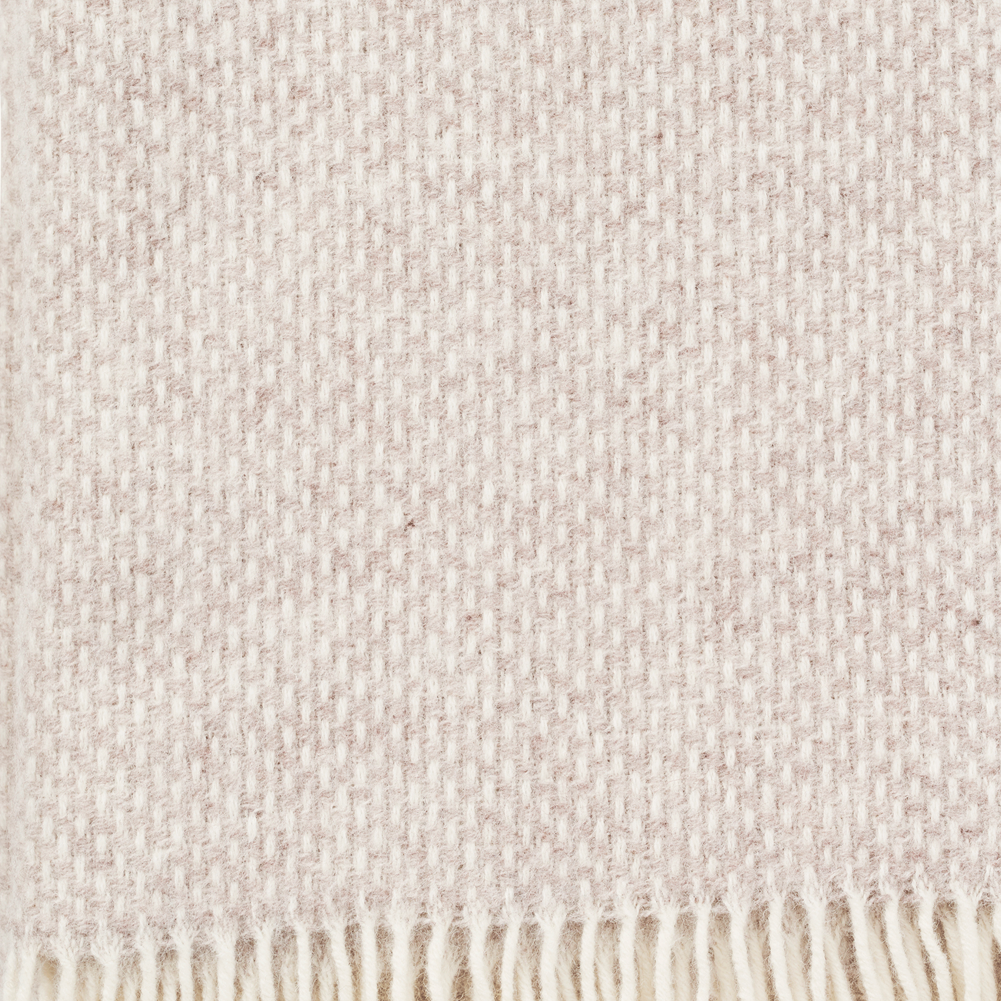 Preppy Beige Melange 130x200cm Lambswool Throw