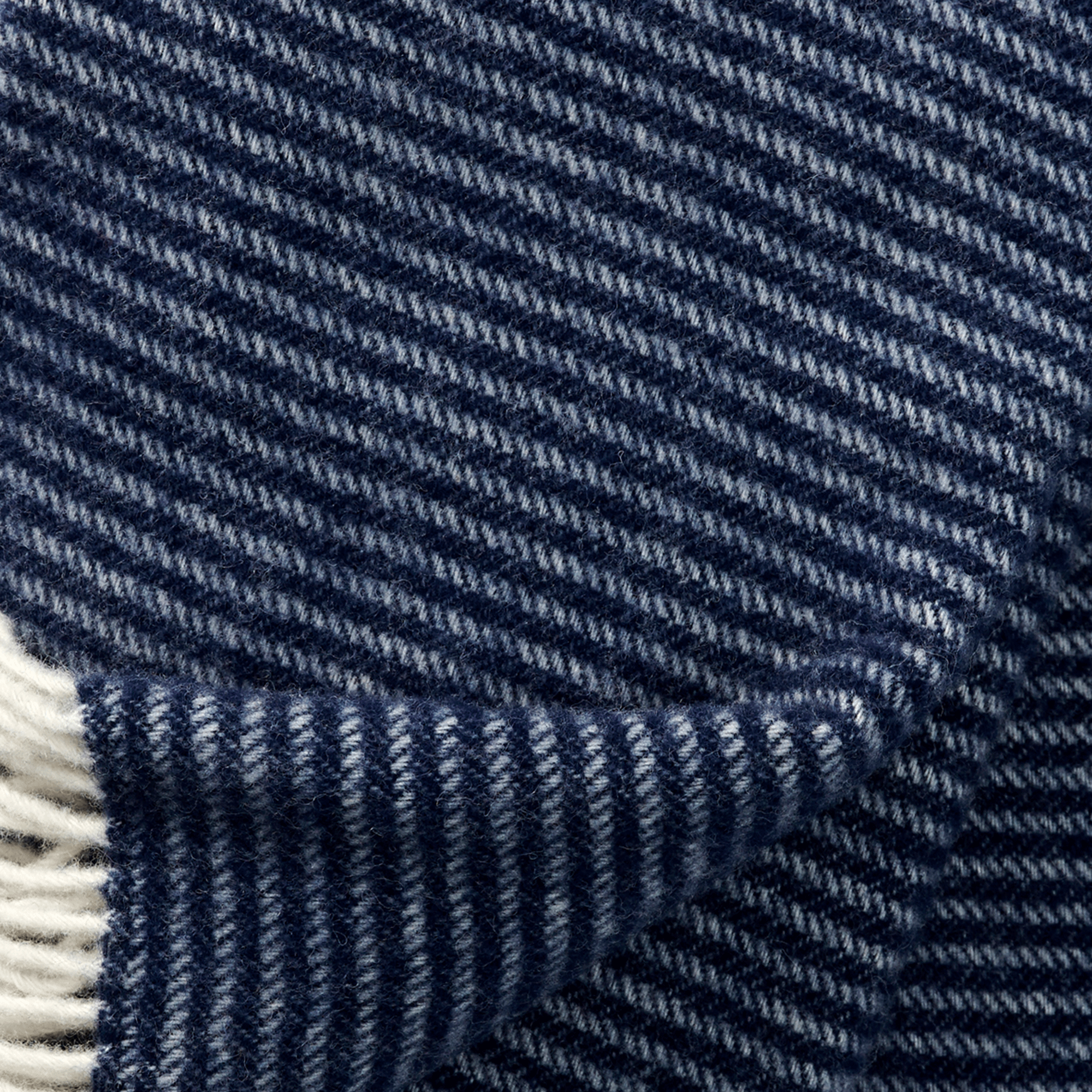 Ralph Navy 130x200cm Eco Lambswool Throw