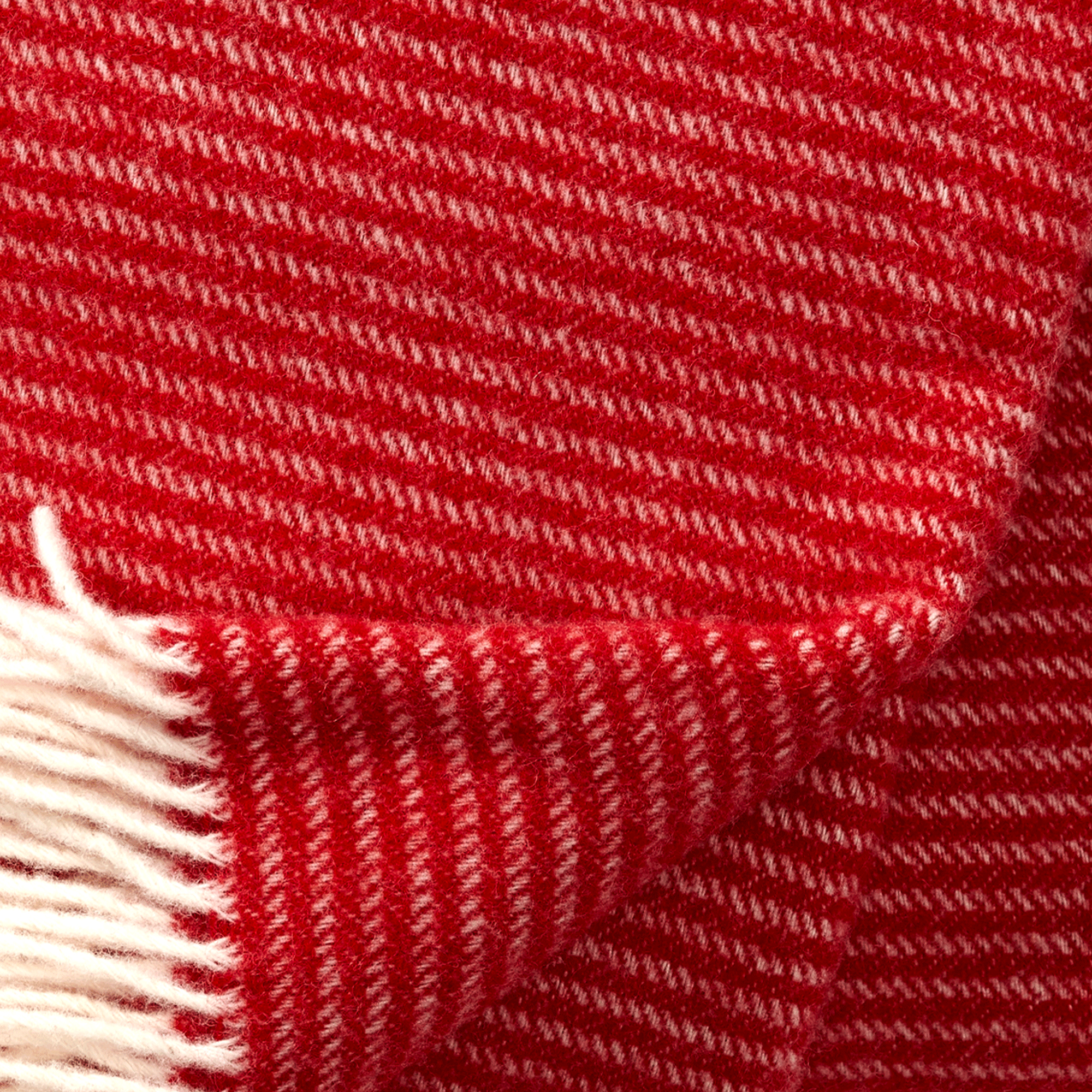 Ralph Red 130x200cm Eco Lambswool Throw