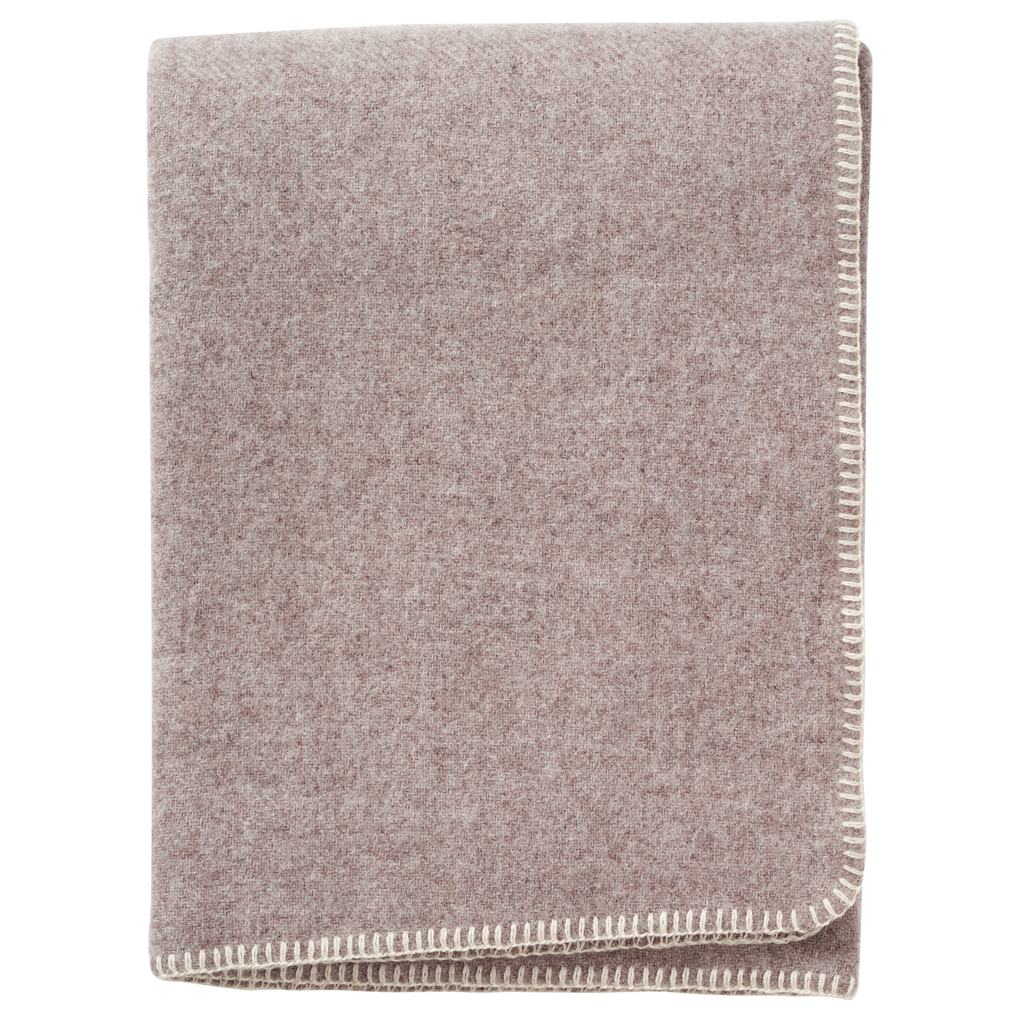 Uno Beige Melange 130x200cm Brushed RWS Lambswool Throw