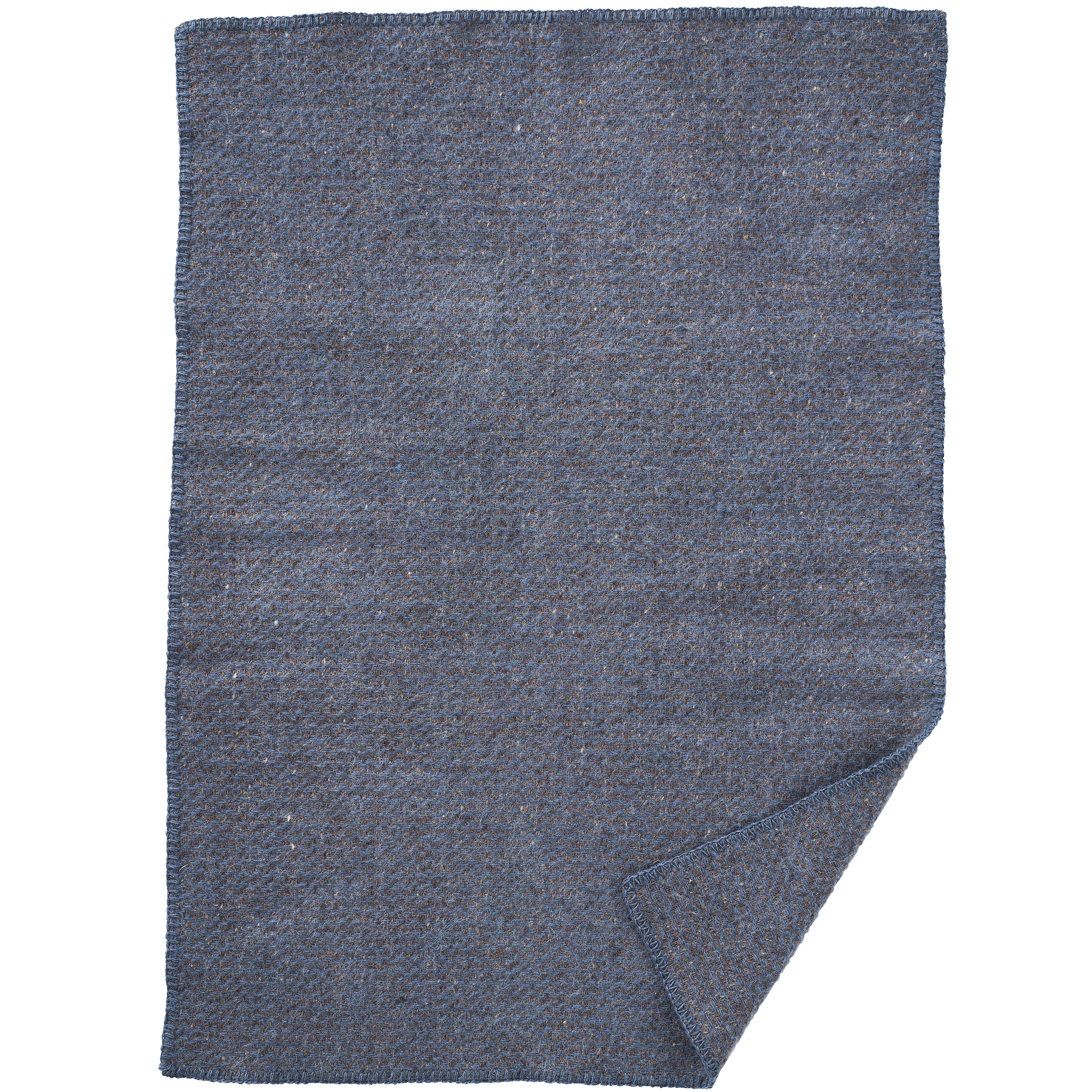 Wave Baby Nordic Blue 65x90cm Recycled Wool Throw