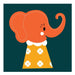 Marionette - Elle Elephant Greetings Card - Northlight Homestore