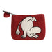 Moomin Up & Down Felt Purse Red - Northlight Homestore